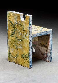 Automatic Writing Chairs I-IV by Lionel Jadot