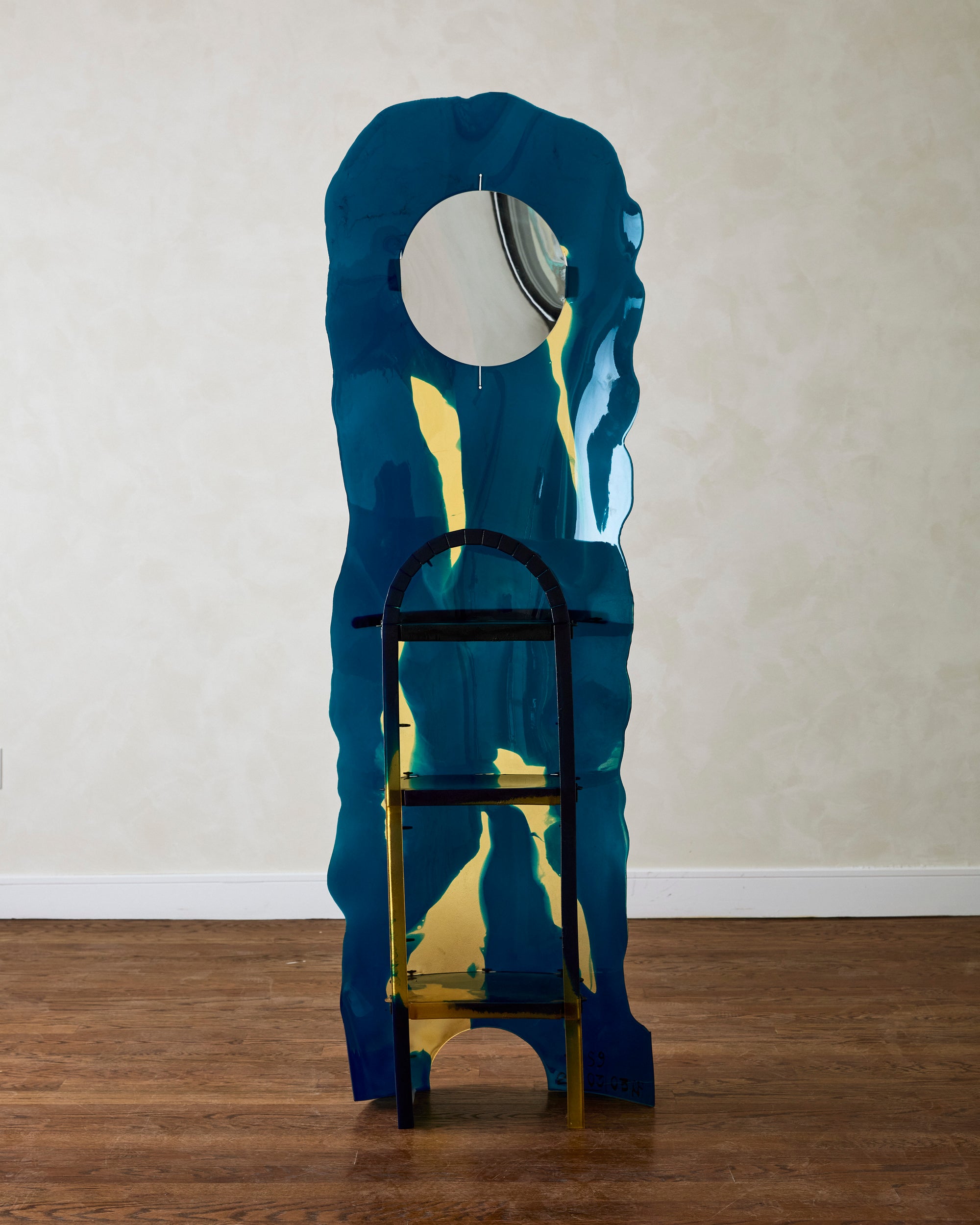 Sculptural Book Case titled 'Nobody's Guard' by Gaetano Pesce