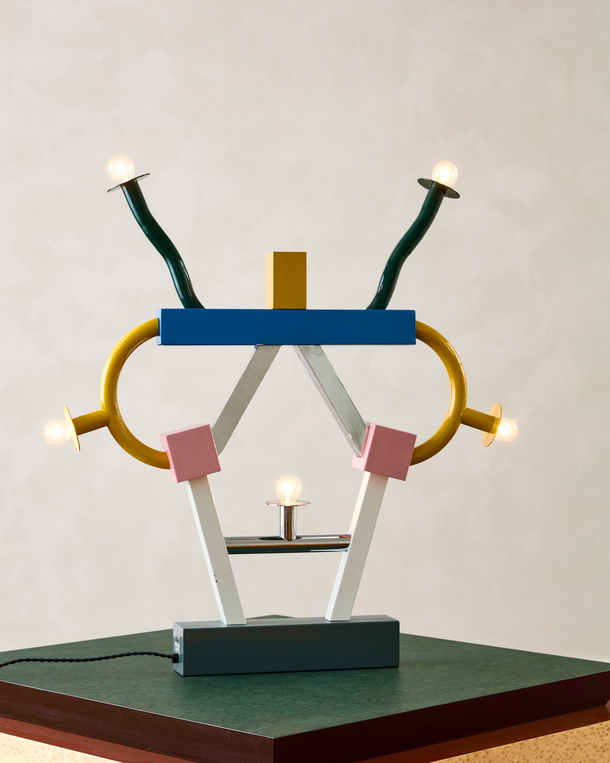 Ashoka Table Lamp by Ettore Sottsass for Memphis Milano