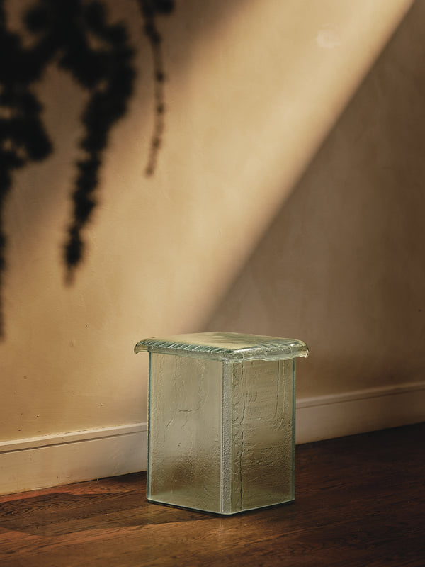 Melting Glass Side Table