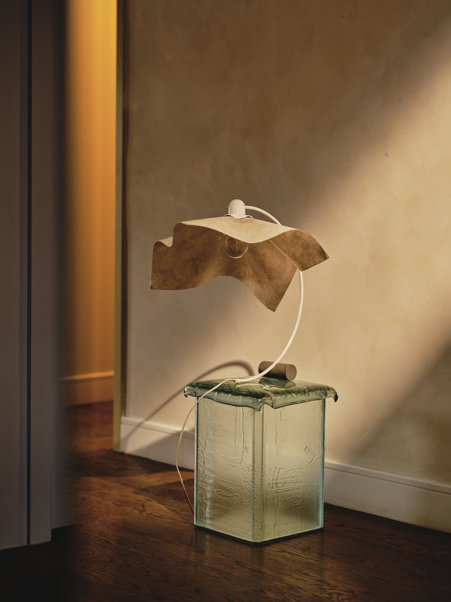 Melting Glass Side Table