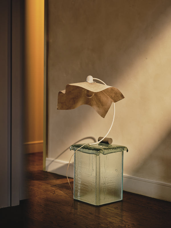 Melting Glass Side Table