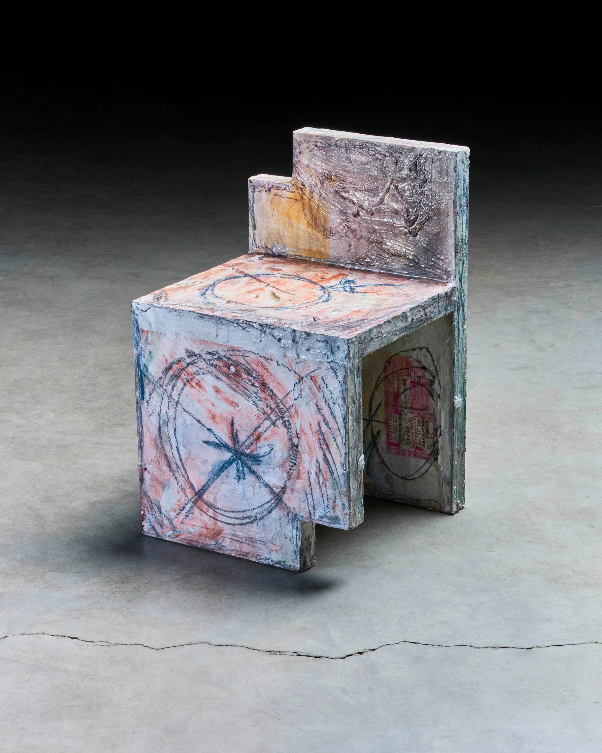 Automatic Writing Chairs I-IV by Lionel Jadot