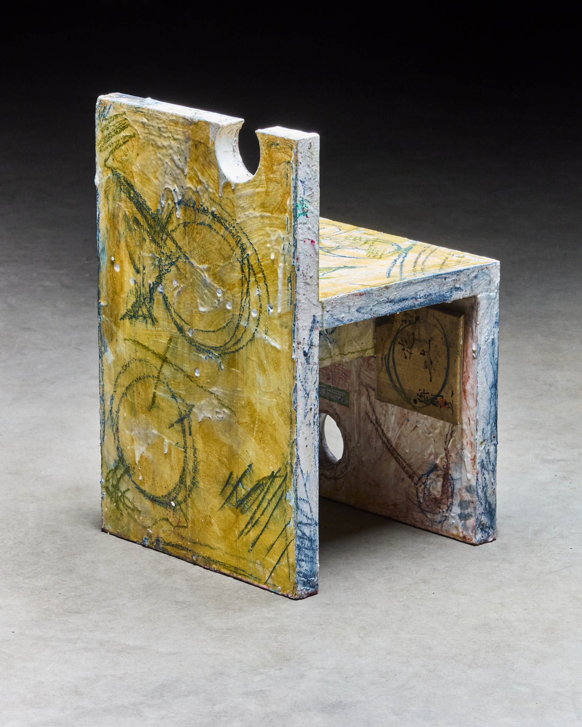 Automatic Writing Chairs I-IV by Lionel Jadot