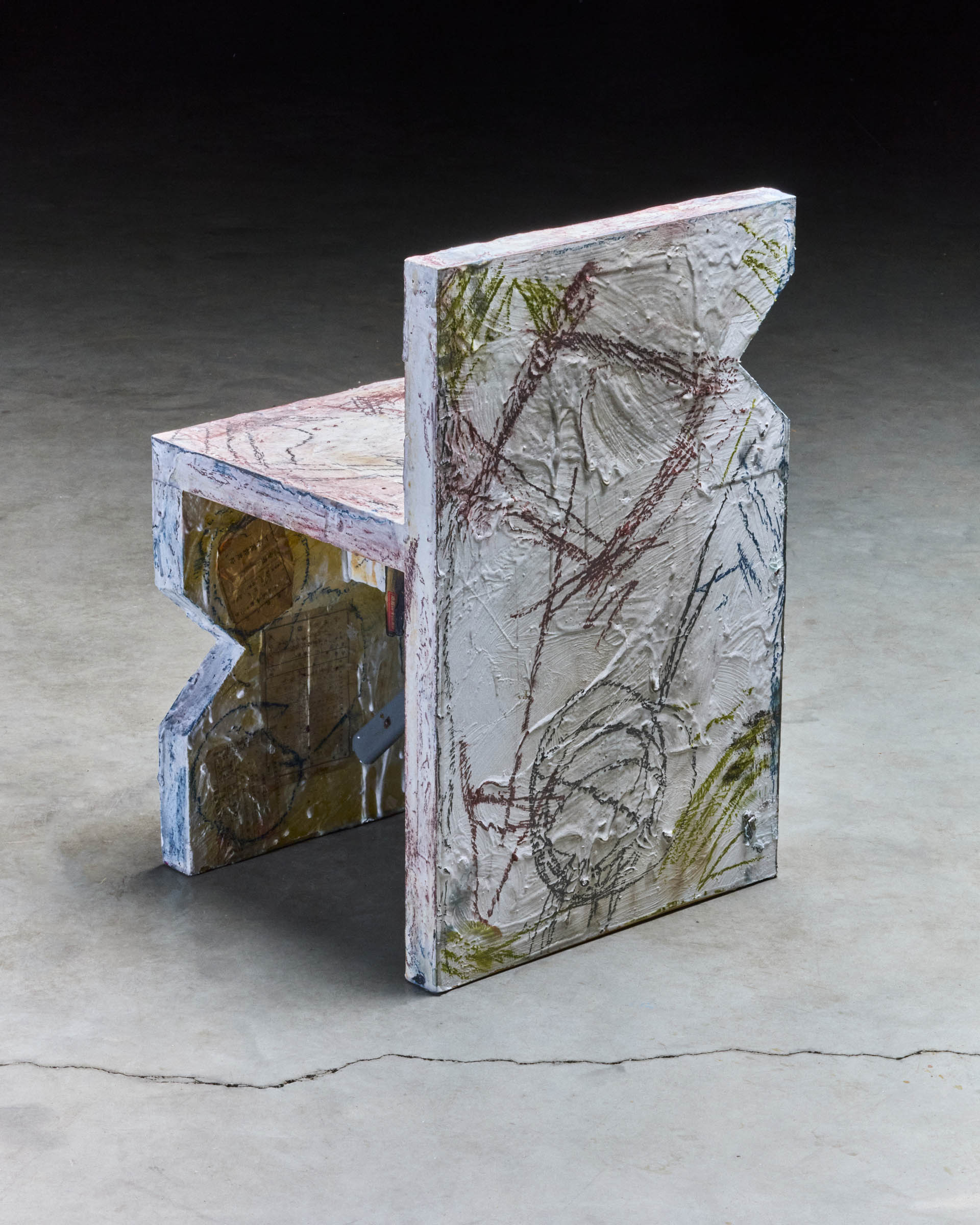 Automatic Writing Chairs I-IV by Lionel Jadot