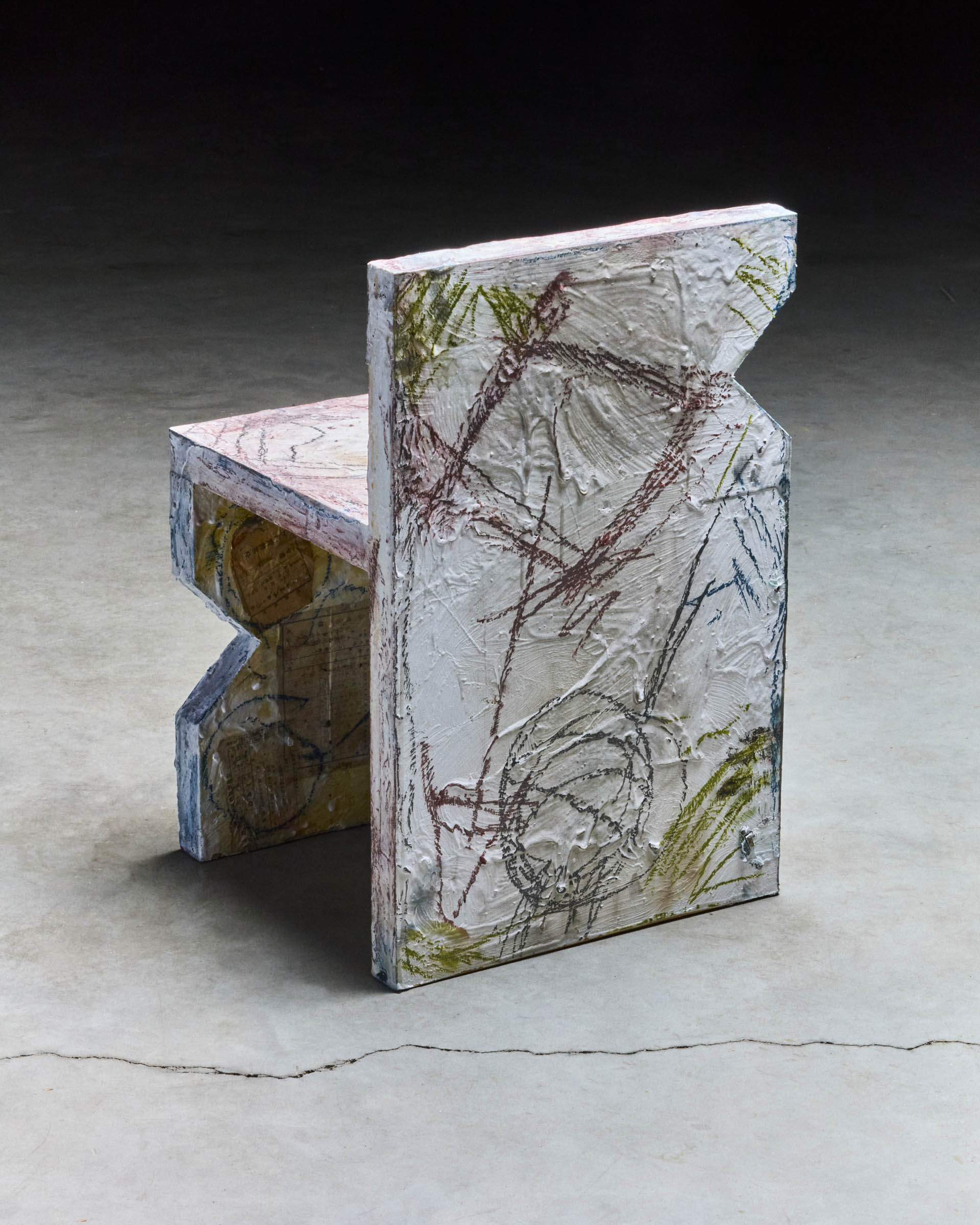 Automatic Writing Chairs I-IV by Lionel Jadot