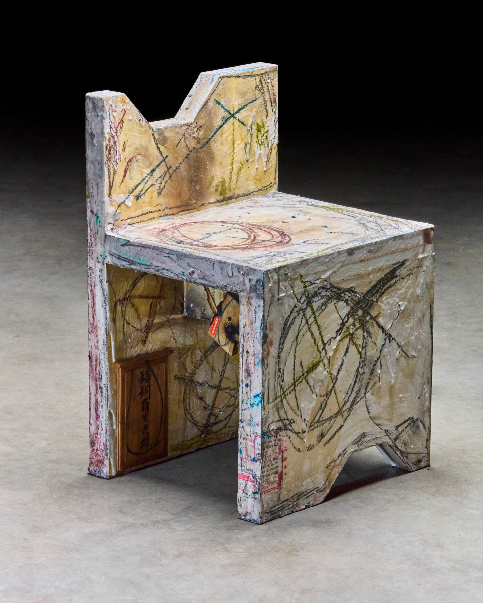 Automatic Writing Chairs I-IV by Lionel Jadot