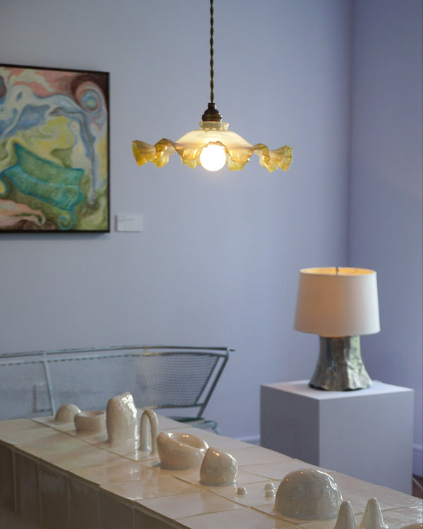 Art Deco Skirt-Shaped Glass Light