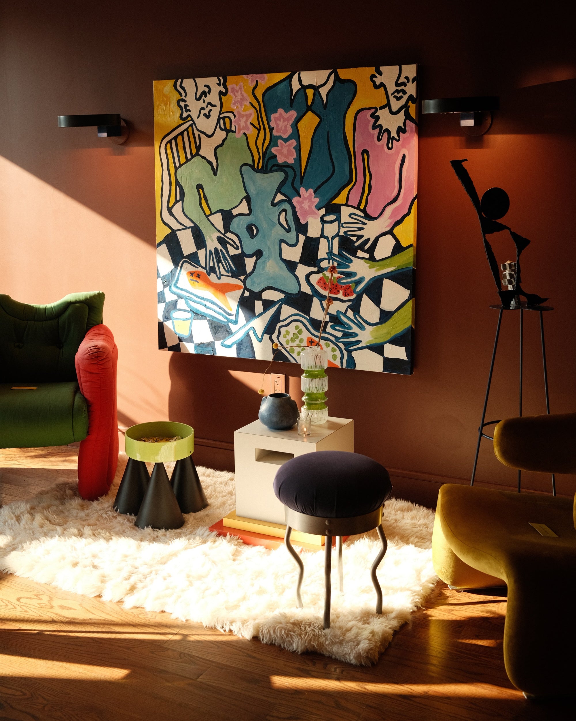 1970s Sheepskin Rug