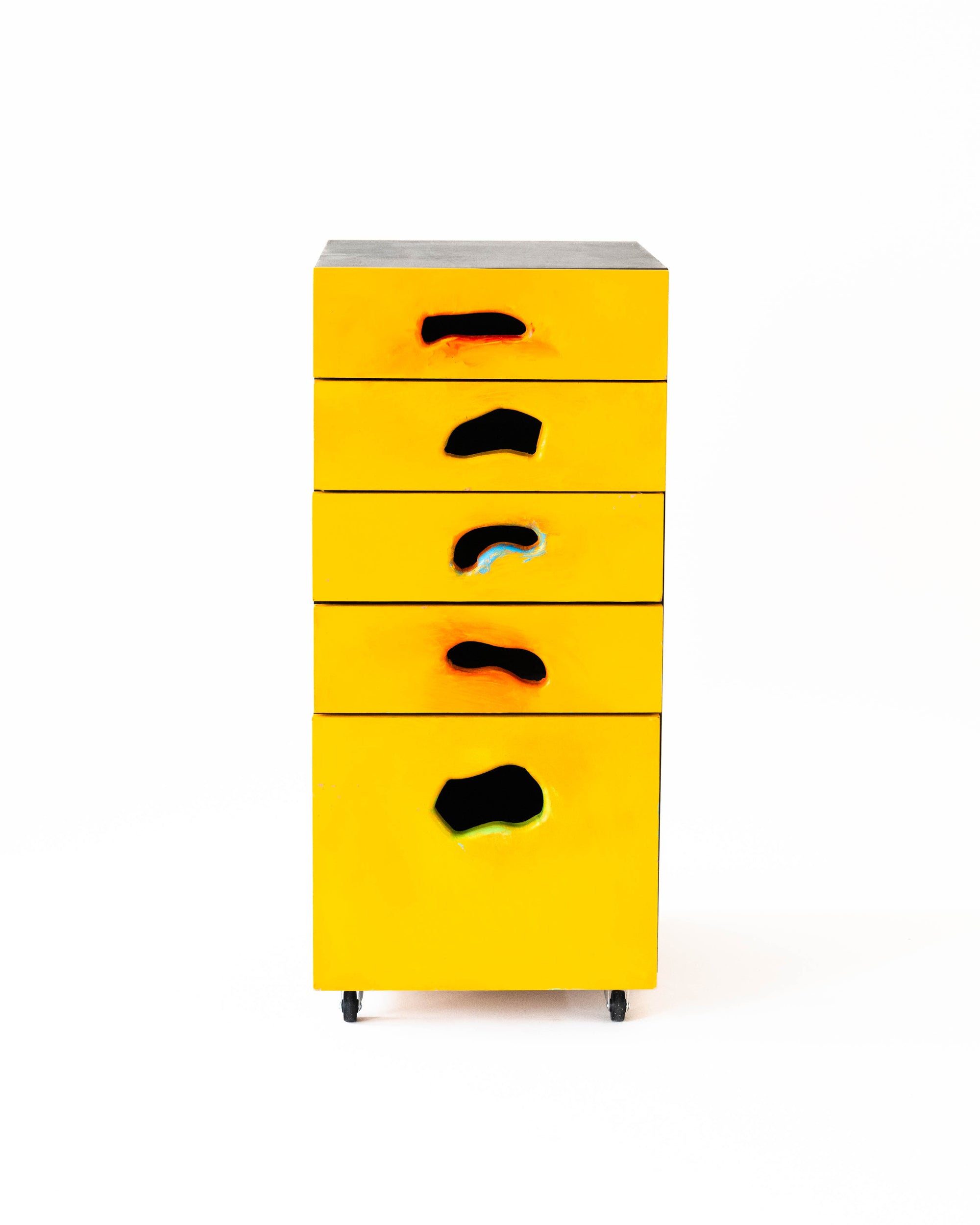 TBWA/Chiat/Day Rolling 5 Drawer Cabinet by Gaetano Pesce