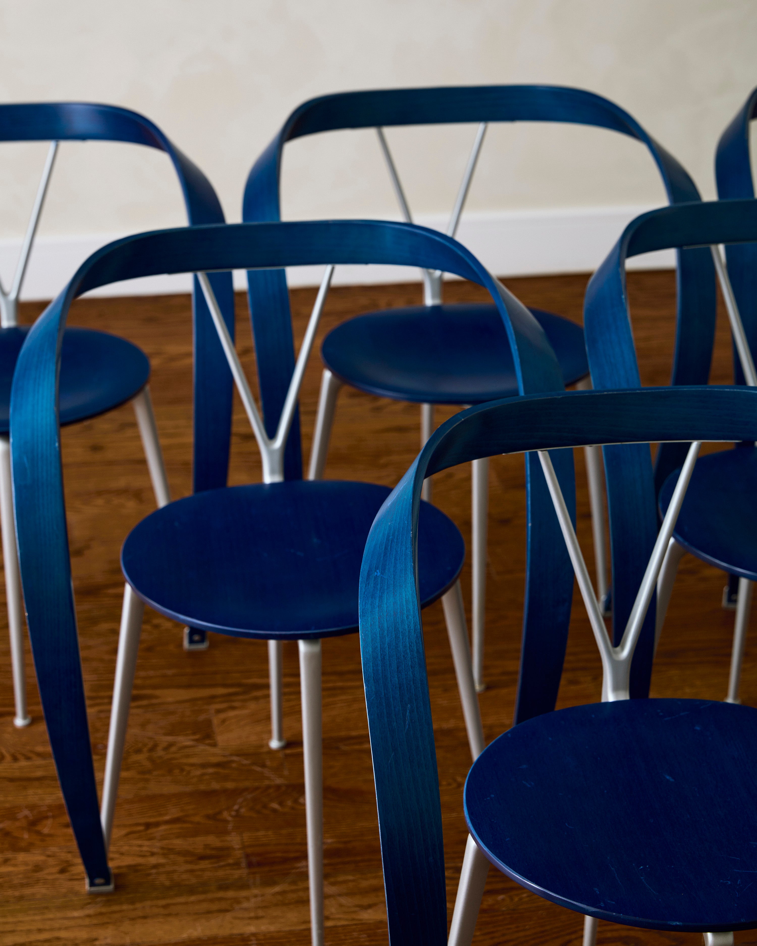 Reverse' Dining chairs set of 6 | Shop vintage furniture | NYC – kalei