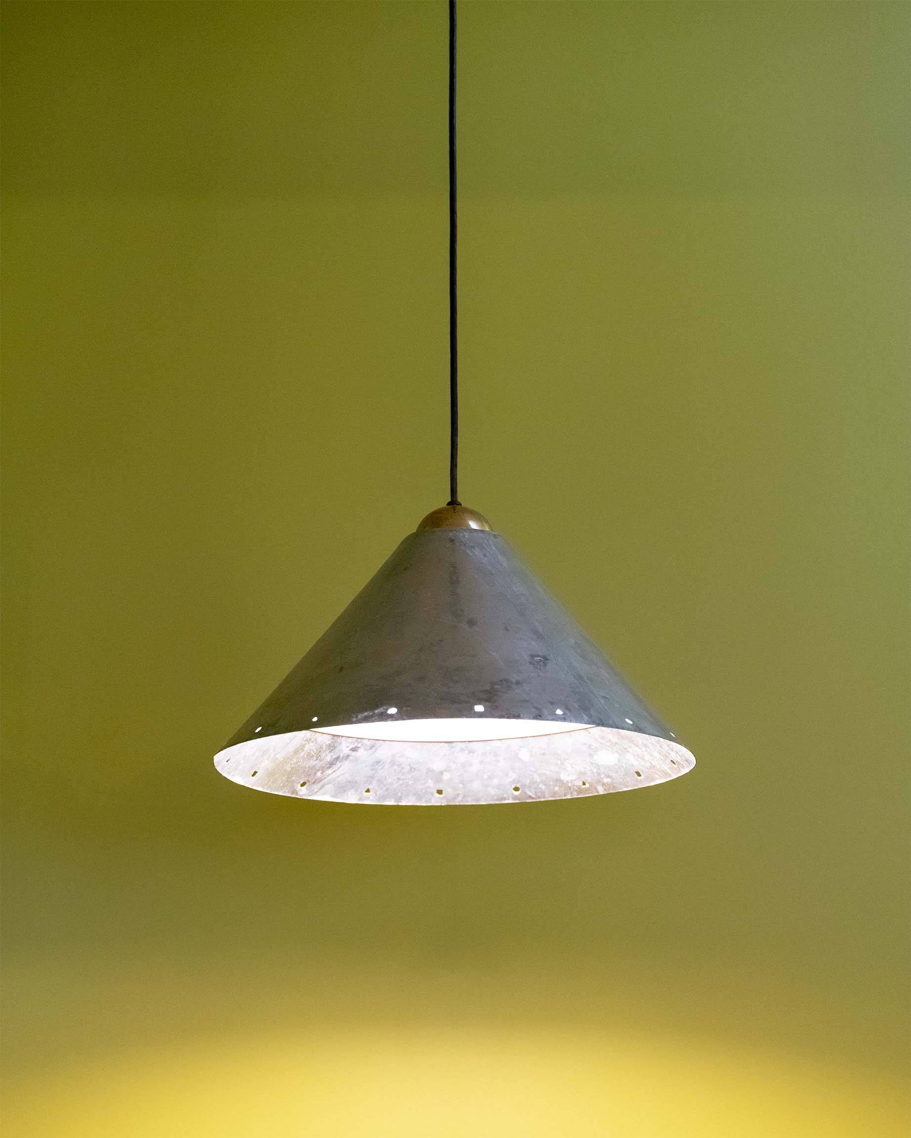 Modernist Hanging Lamp by Ron Rezek