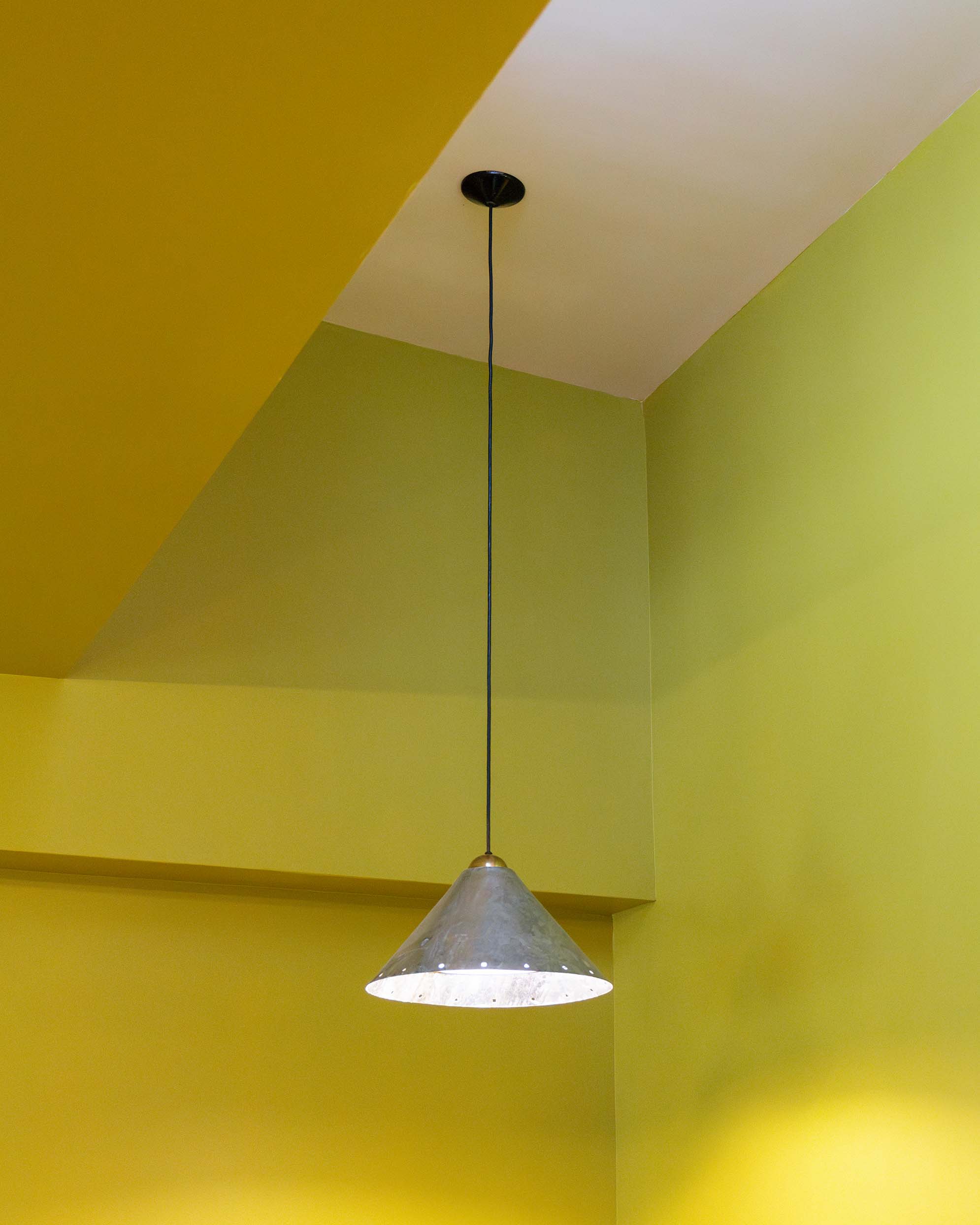Modernist Hanging Lamp by Ron Rezek