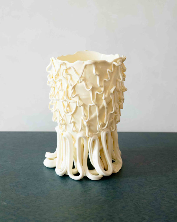 Medusa Vase by Gaetano Pesce in Matte White