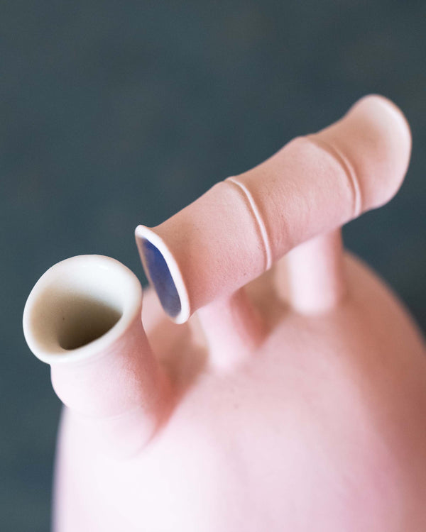 Porcelain Flask Set by Lynne Turner, 1980