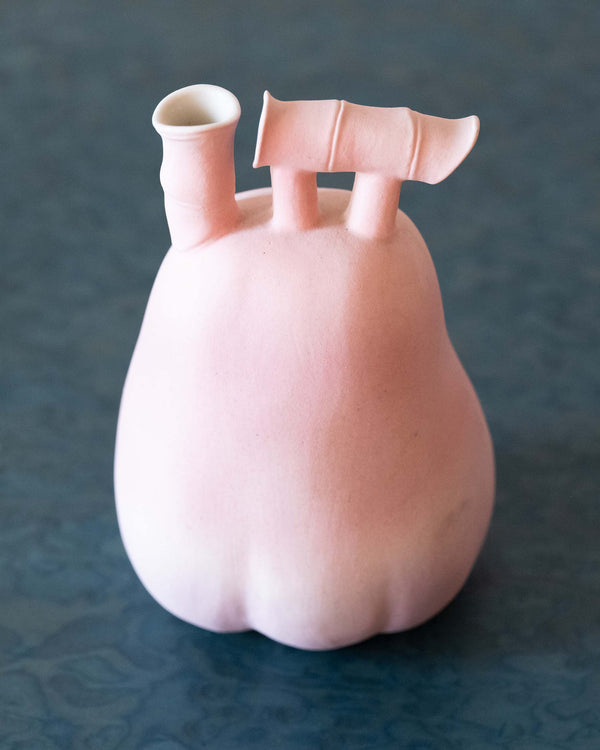 Porcelain Flask Set by Lynne Turner, 1980