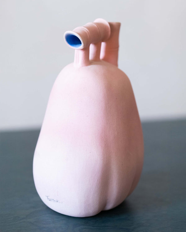 Porcelain Flask Set by Lynne Turner, 1980