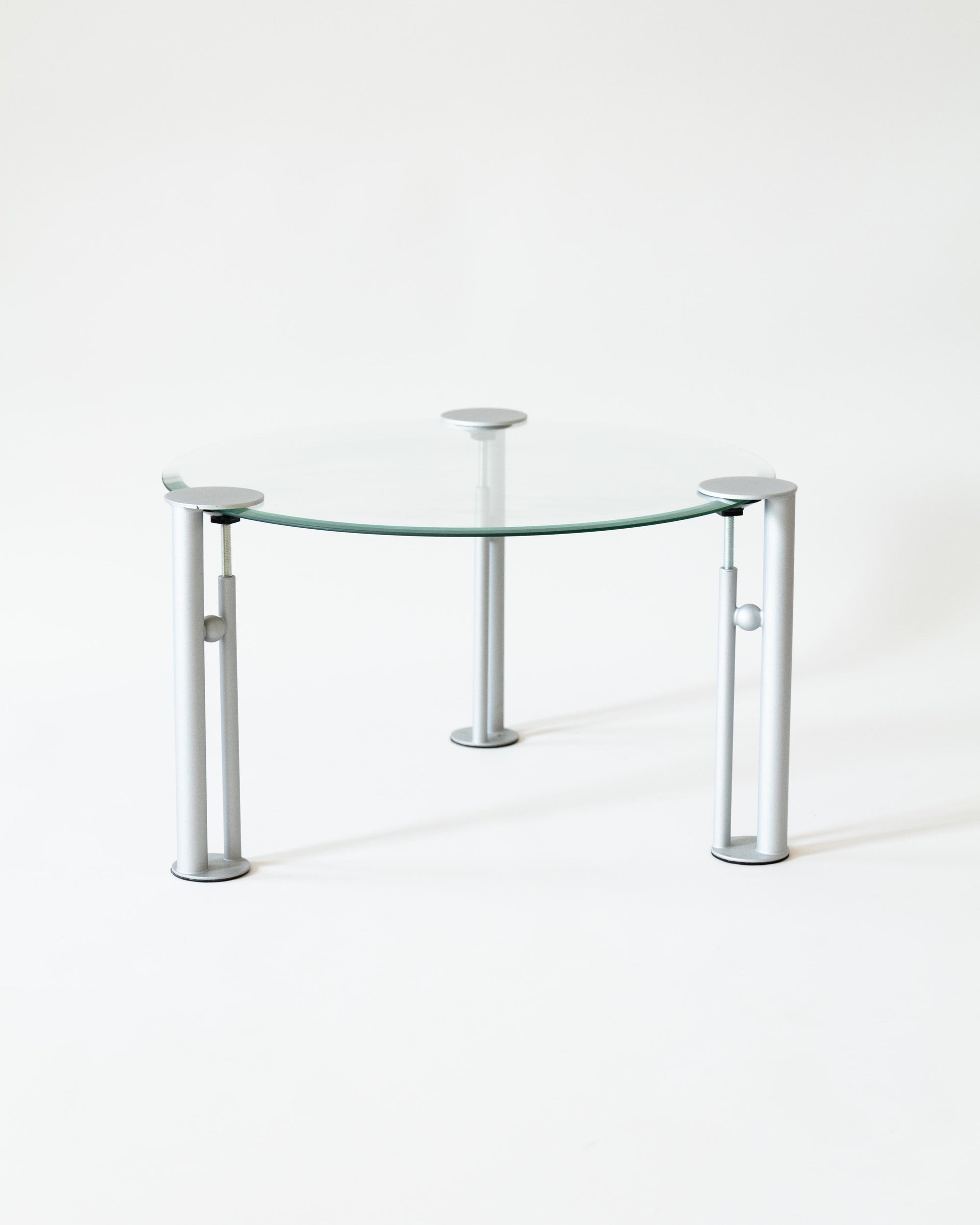 Joe Ship glass table by Philippe Starck