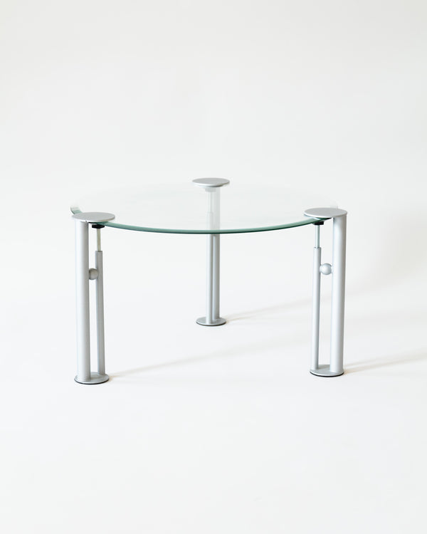 Joe Ship glass table by Philippe Starck