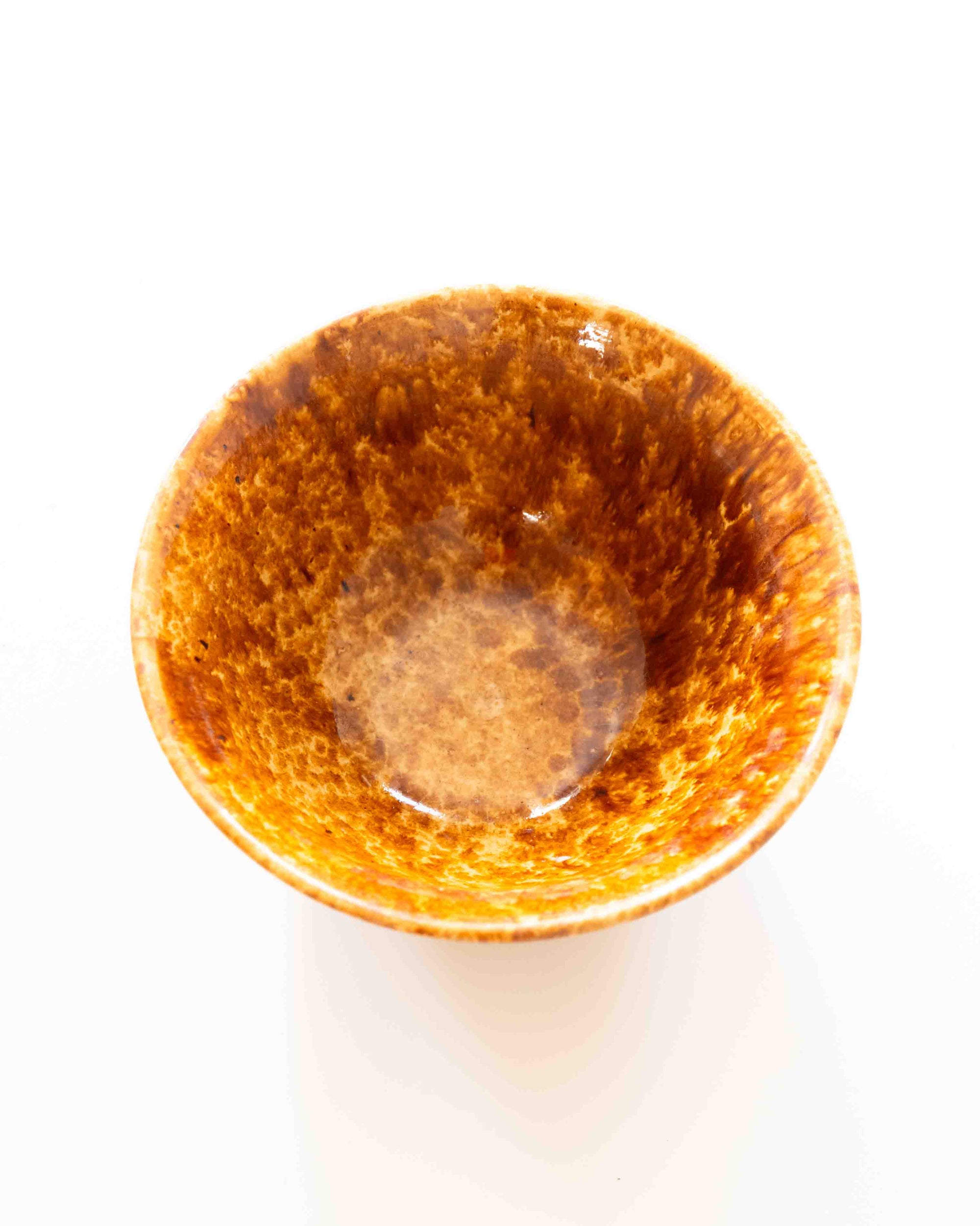 19th-century Rockingham ceramic bowl