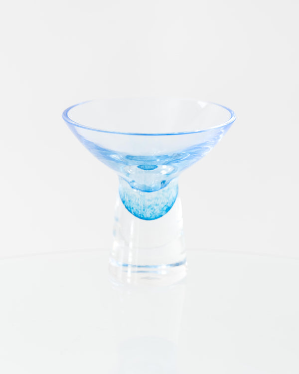Blue Sculptural Glass