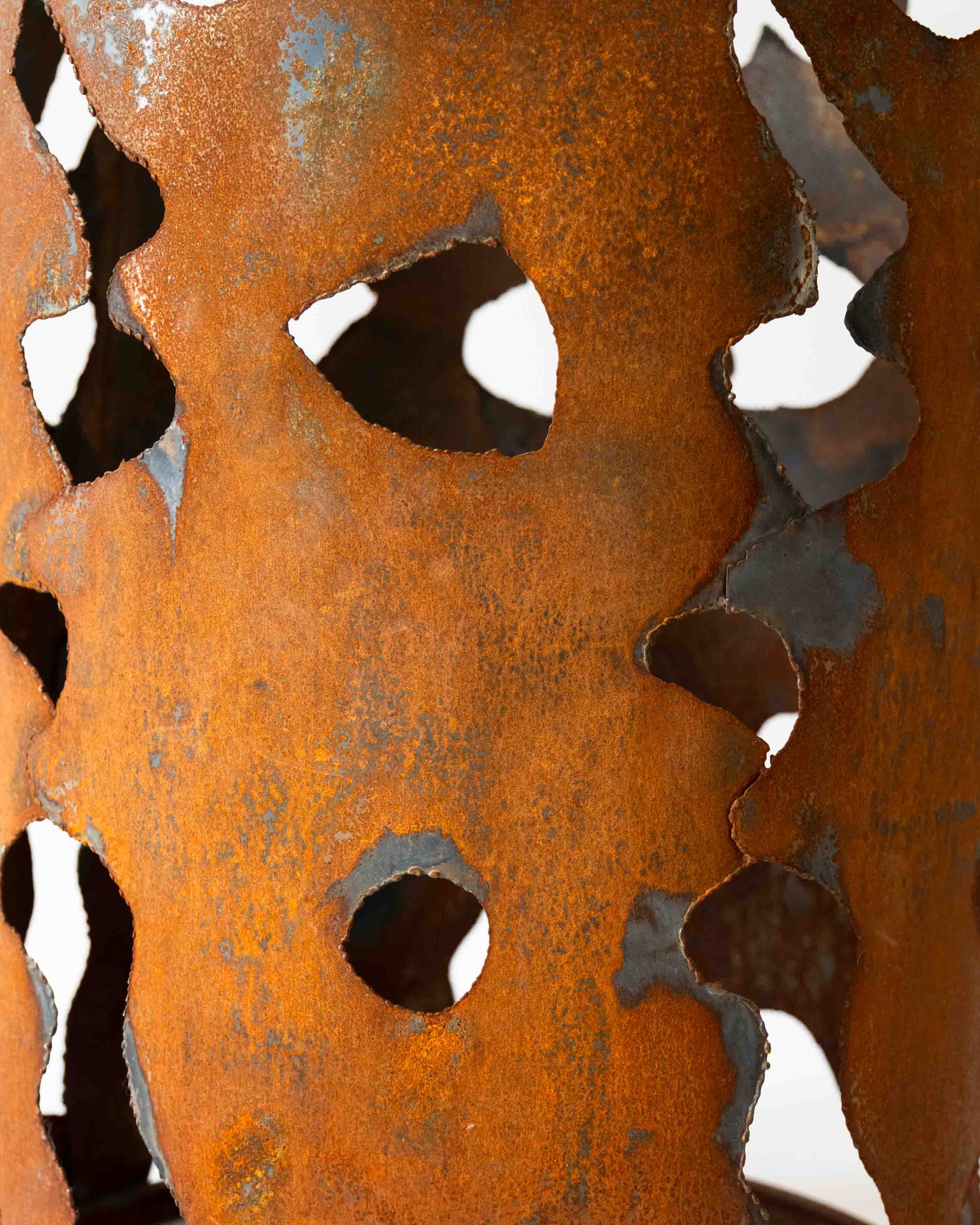 Brutalist Sculptural Side Table