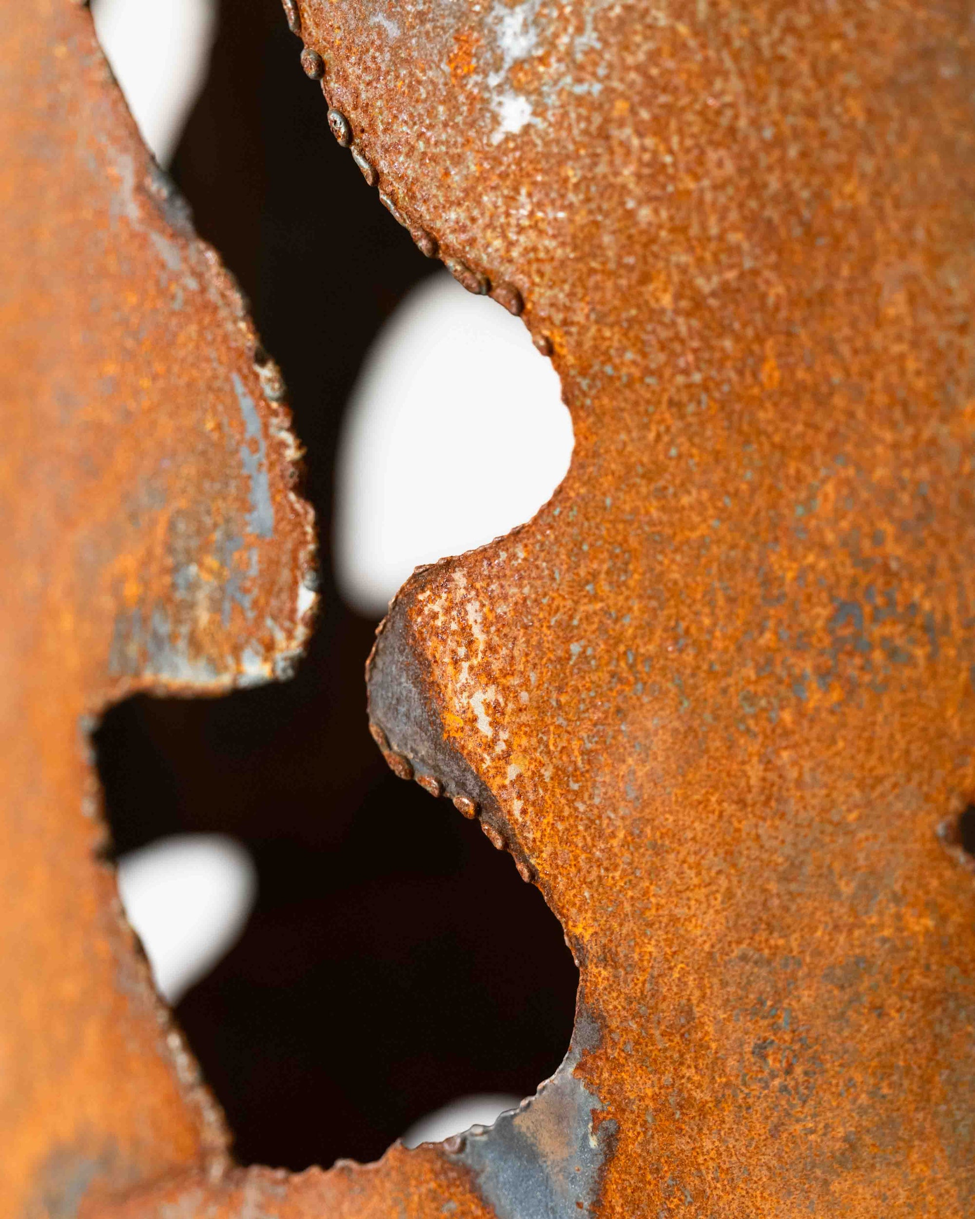 Brutalist Sculptural Side Table
