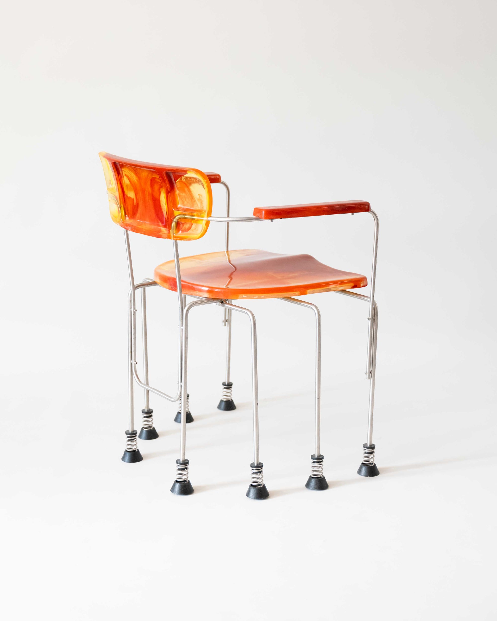 A Pair of Eight Legged Broadway Chairs by Gaetano Pesce for Bernini