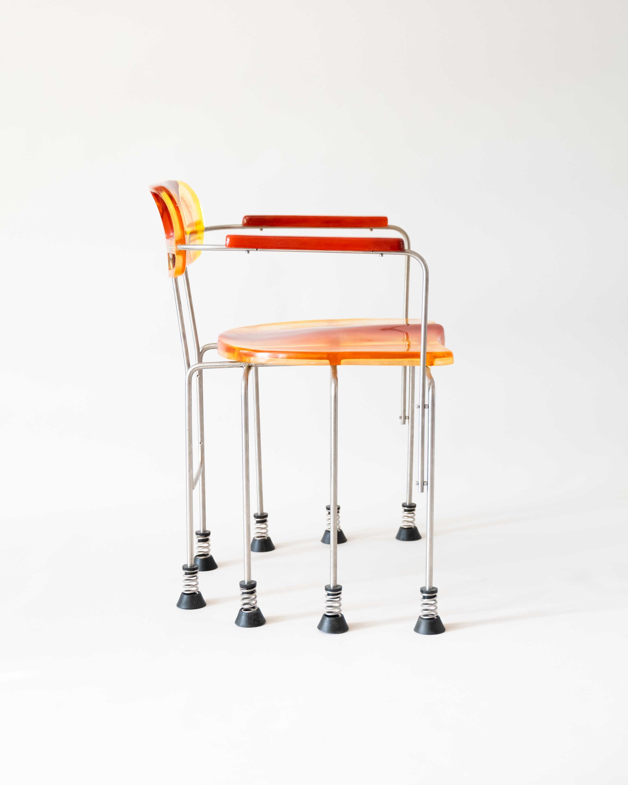 A Pair of Eight Legged Broadway Chairs by Gaetano Pesce for Bernini