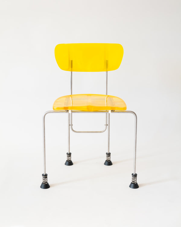Four legged Broadway Chair by Gaetano Pesce - Limited Edition Extreme Yellow