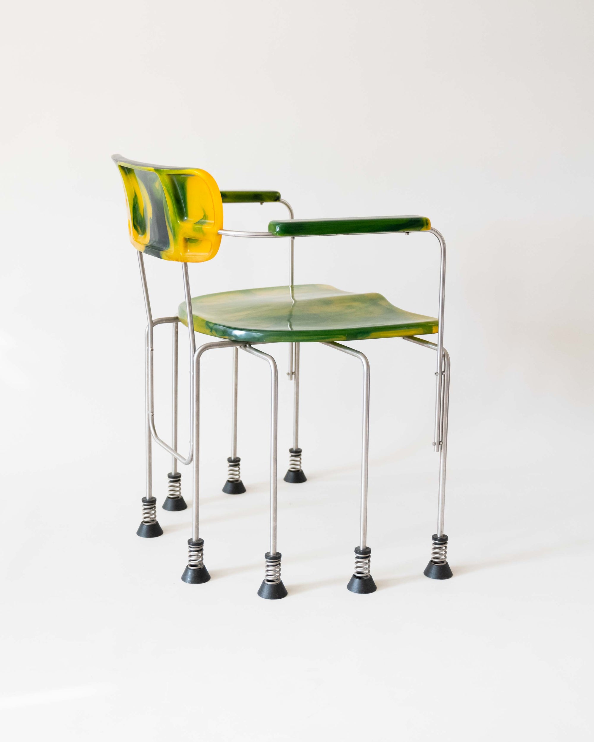 A Pair of Eight-Legged Broadway Armchairs by Gaetano Pesce