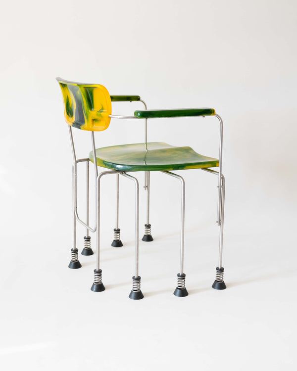 A Pair of Eight-Legged Broadway Armchairs by Gaetano Pesce