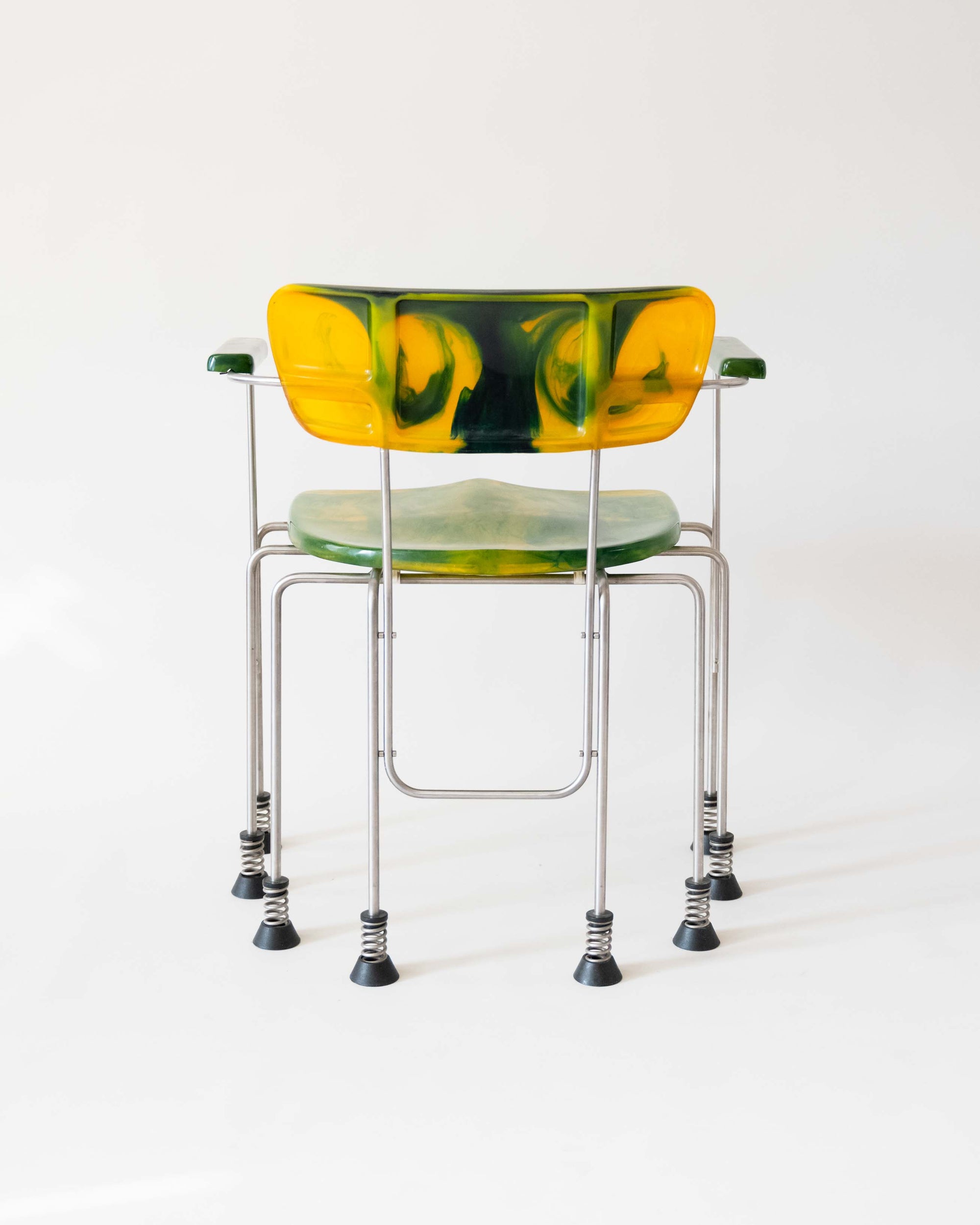 A Pair of Eight-Legged Broadway Armchairs by Gaetano Pesce