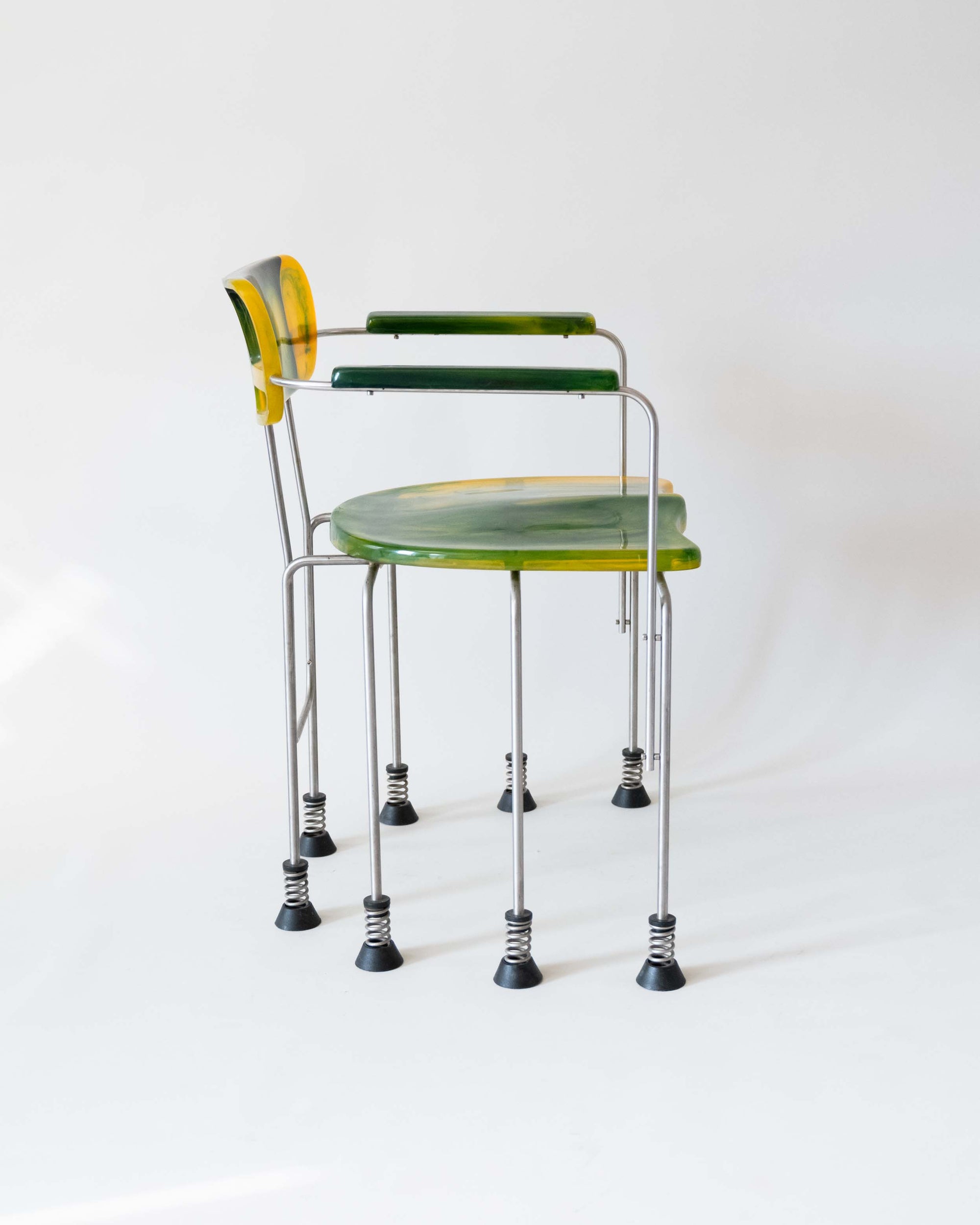 A Pair of Eight-Legged Broadway Armchairs by Gaetano Pesce
