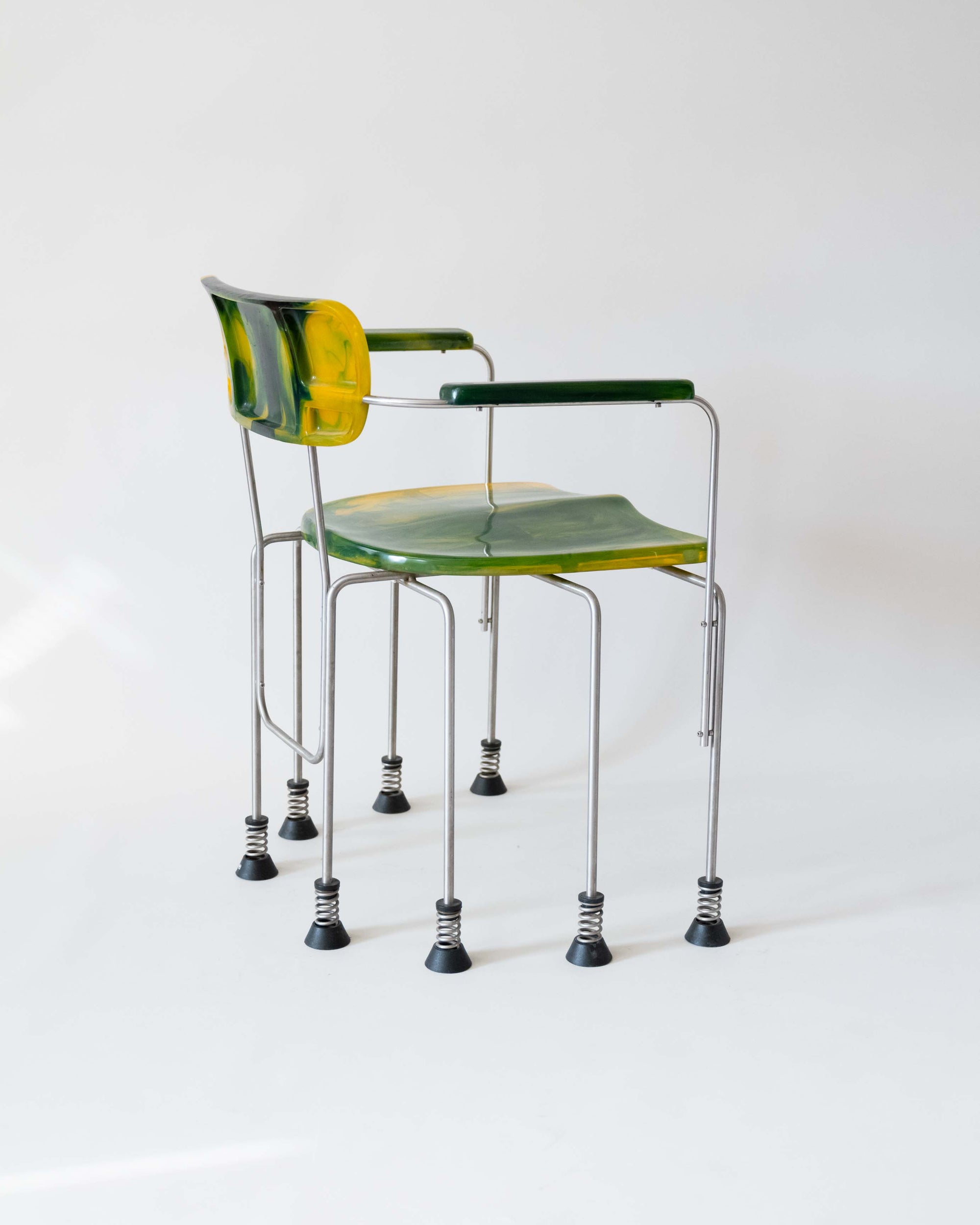 A Pair of Eight-Legged Broadway Armchairs by Gaetano Pesce