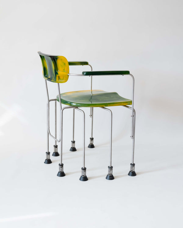 A Pair of Eight-Legged Broadway Armchairs by Gaetano Pesce