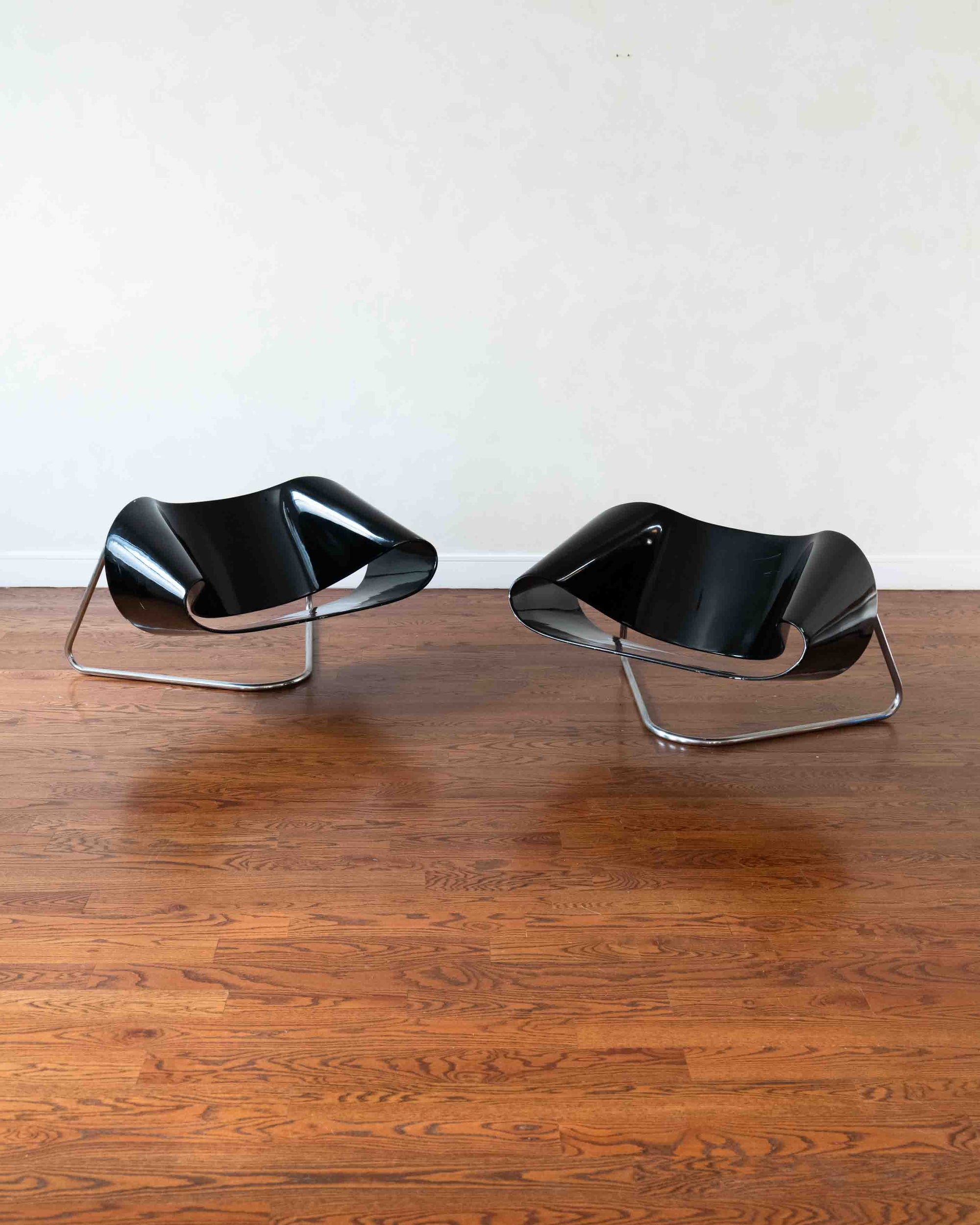 Ribbon Chairs by Cesare Leonardi and Franca Stagi, Set of 2