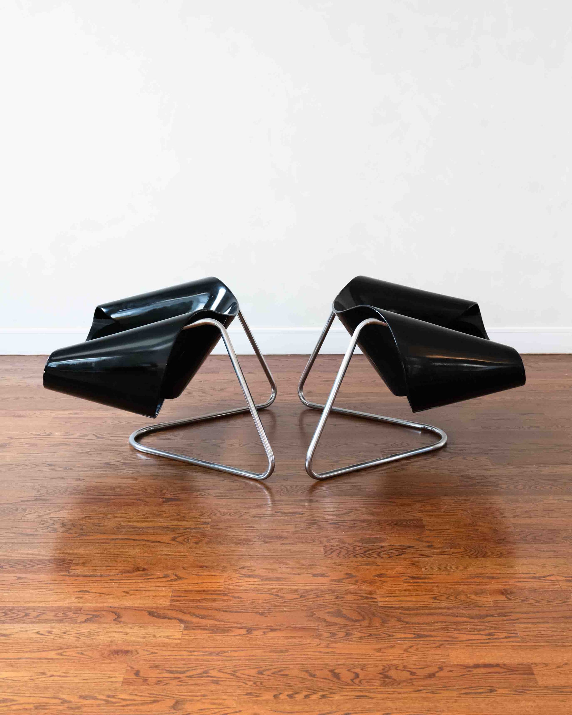 Ribbon Chairs by Cesare Leonardi and Franca Stagi, Set of 2
