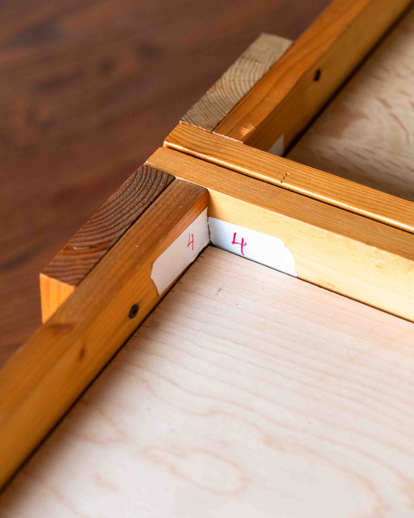 Wooden Bed by Enzo Mari, 1970s