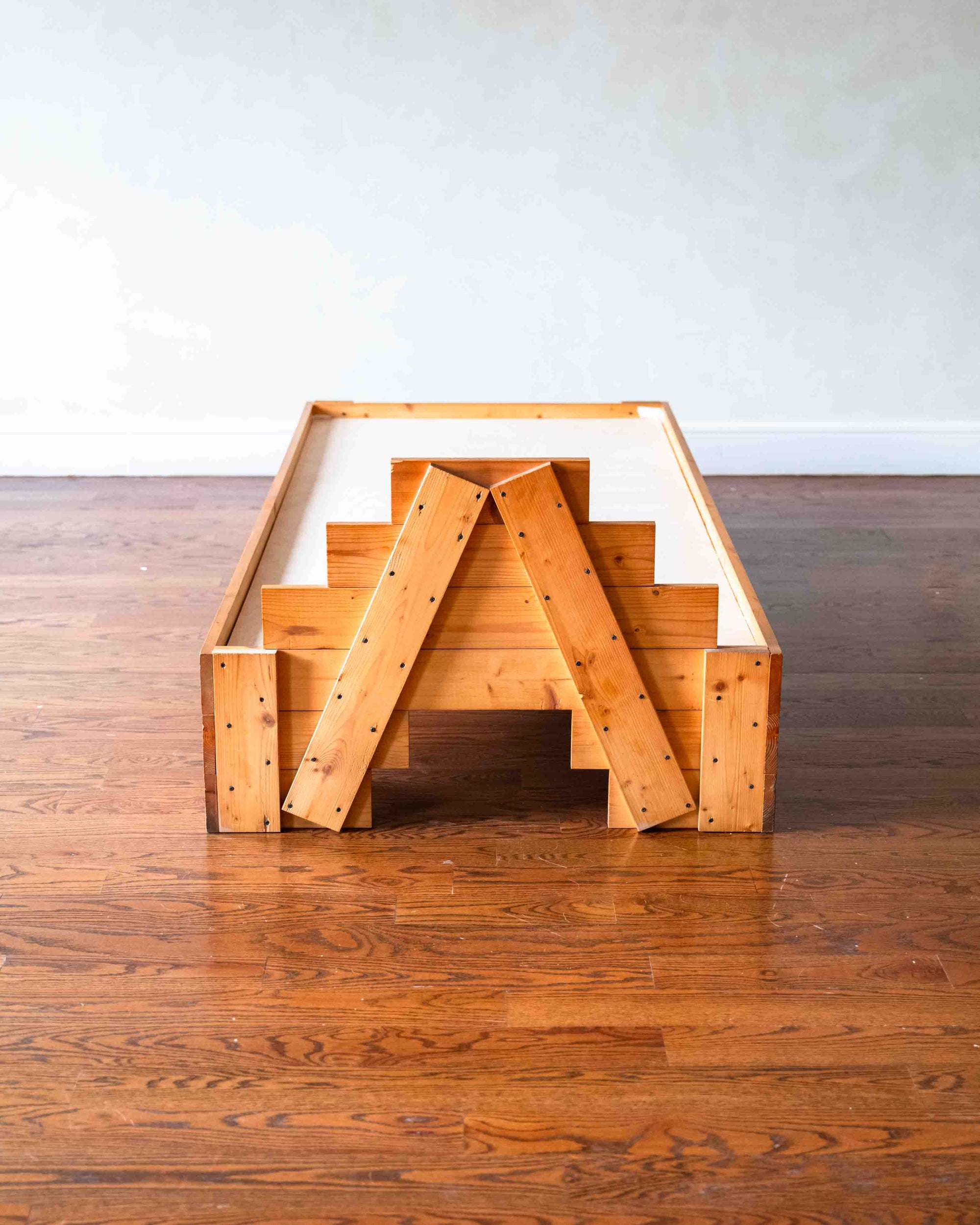 Wooden Bed by Enzo Mari, 1970s