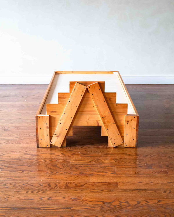 Wooden Bed by Enzo Mari, 1970s