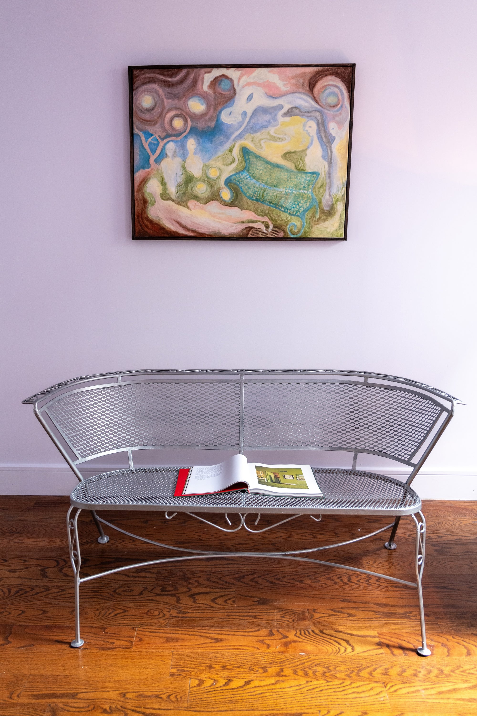 Salterini Silver Garden Bench