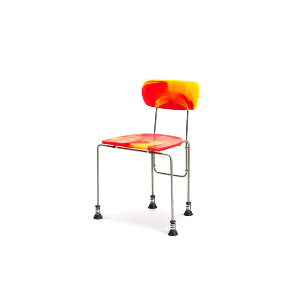 Meritalia® 543 Broadway 4-Leg Chair by Gaetano Pesce - Orange/Yellow