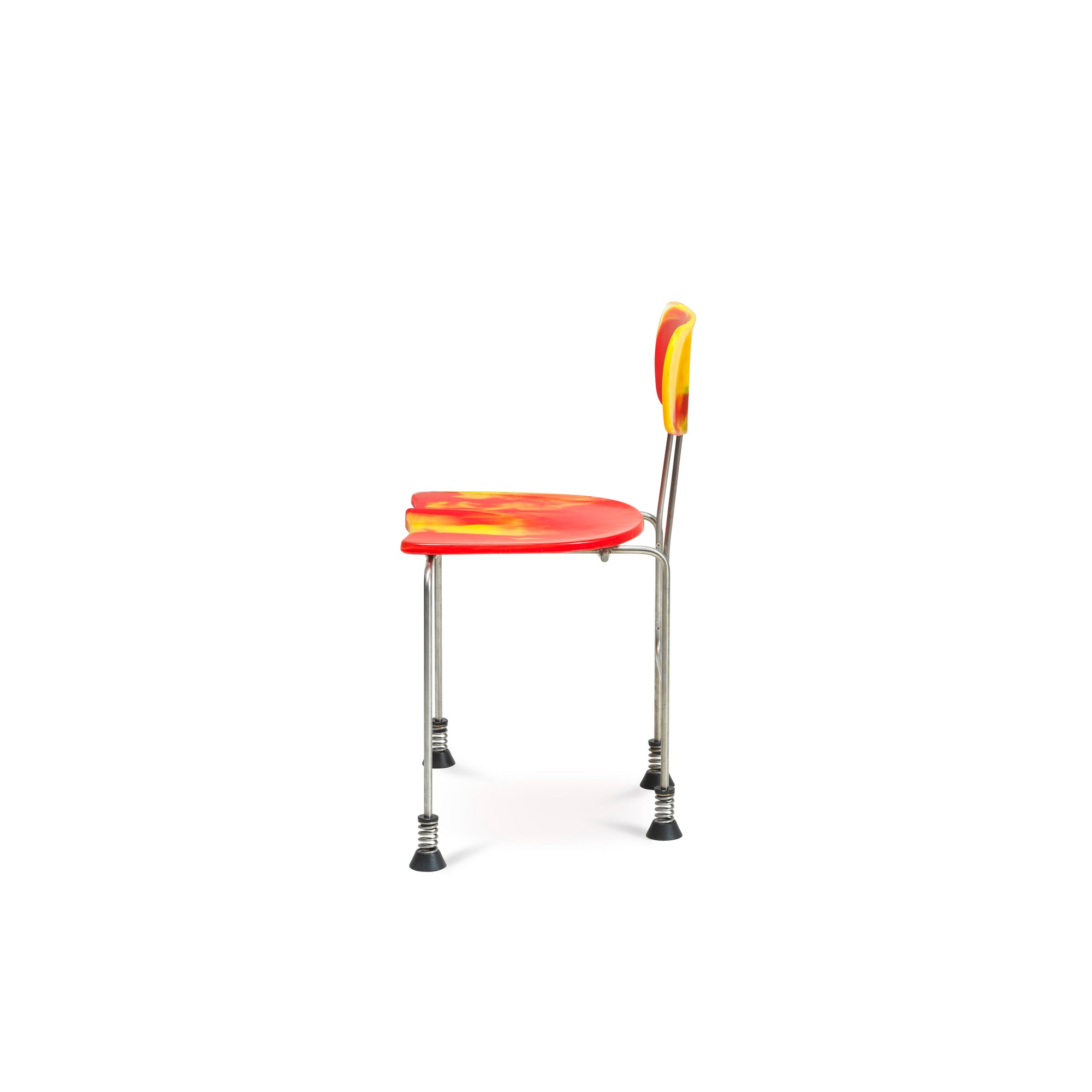 Meritalia® 543 Broadway 4-Leg Chair by Gaetano Pesce - Orange/Yellow
