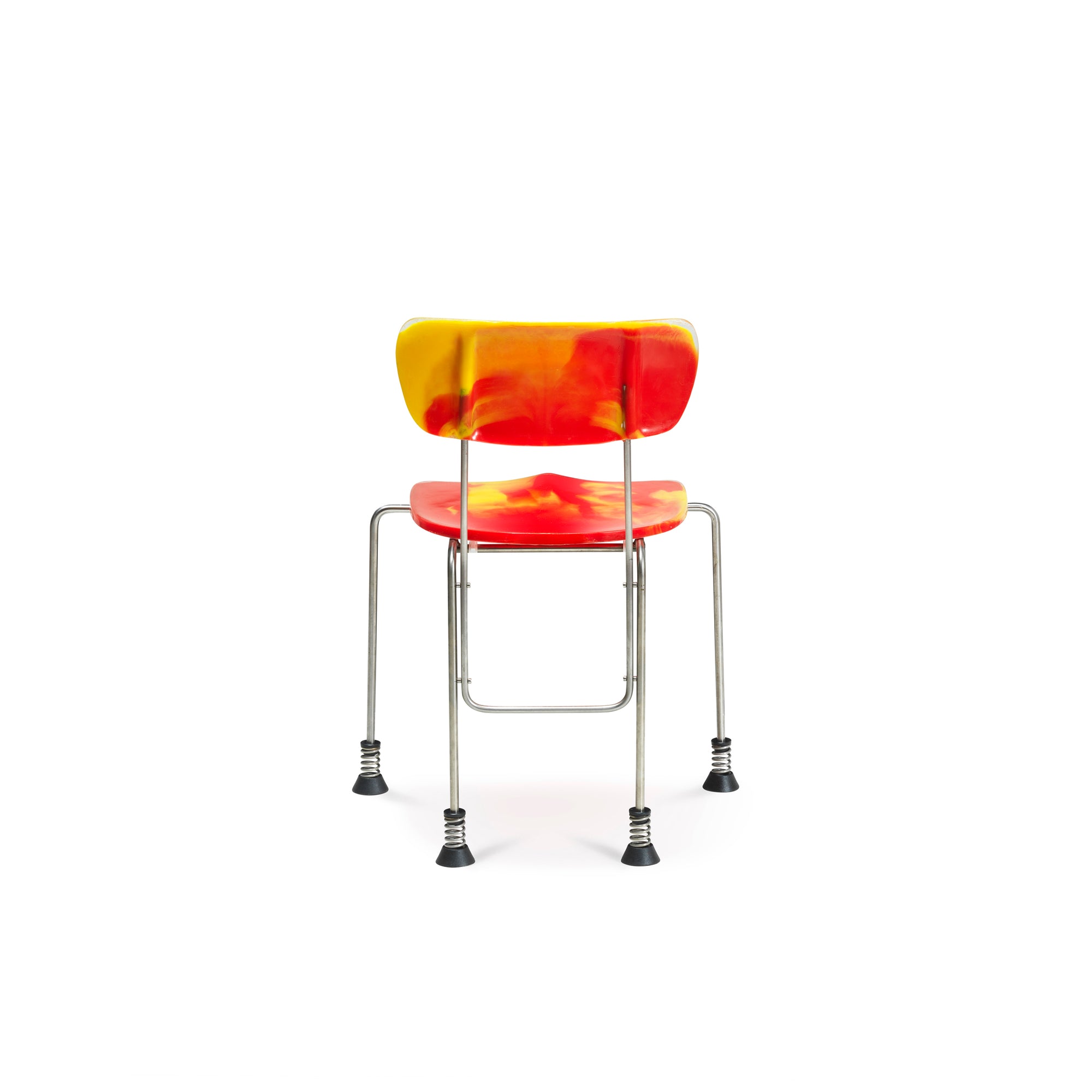 Meritalia® 543 Broadway 4-Leg Chair by Gaetano Pesce - Orange/Yellow