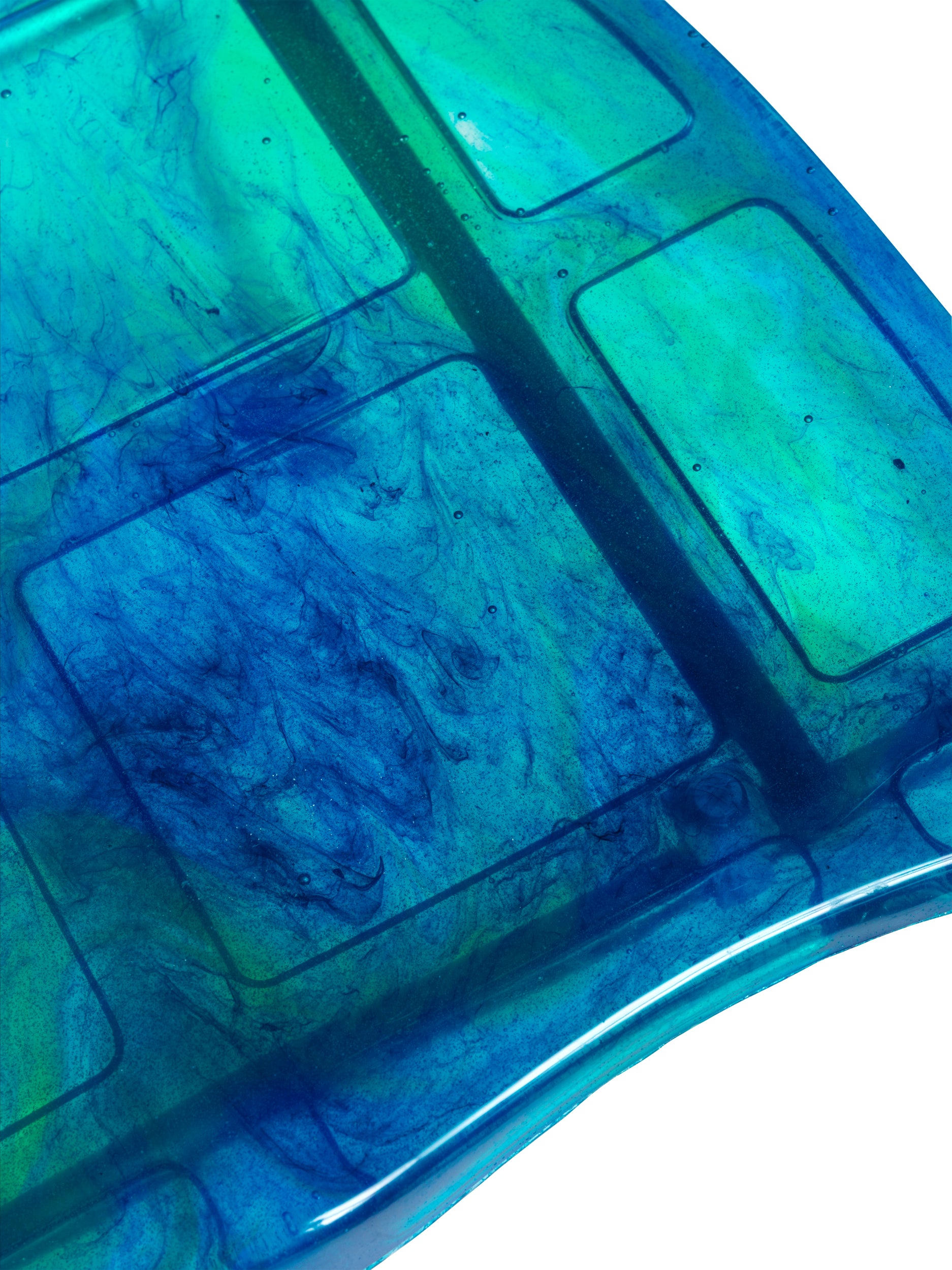 Meritalia® 543 Broadway 9-Leg Chair by Gaetano Pesce - Blue/Green