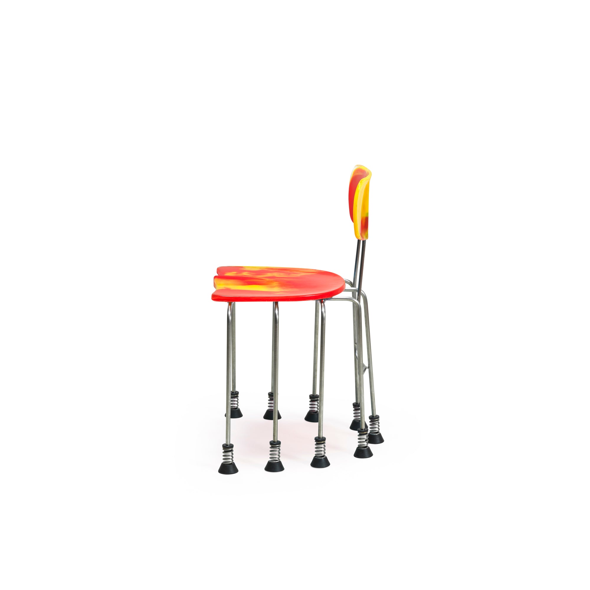 Meritalia® 543 Broadway 9-Leg Chair by Gaetano Pesce - Orange/Yellow