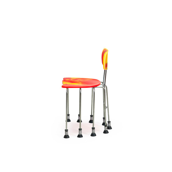 Meritalia® 543 Broadway 9-Leg Chair by Gaetano Pesce - Orange/Yellow