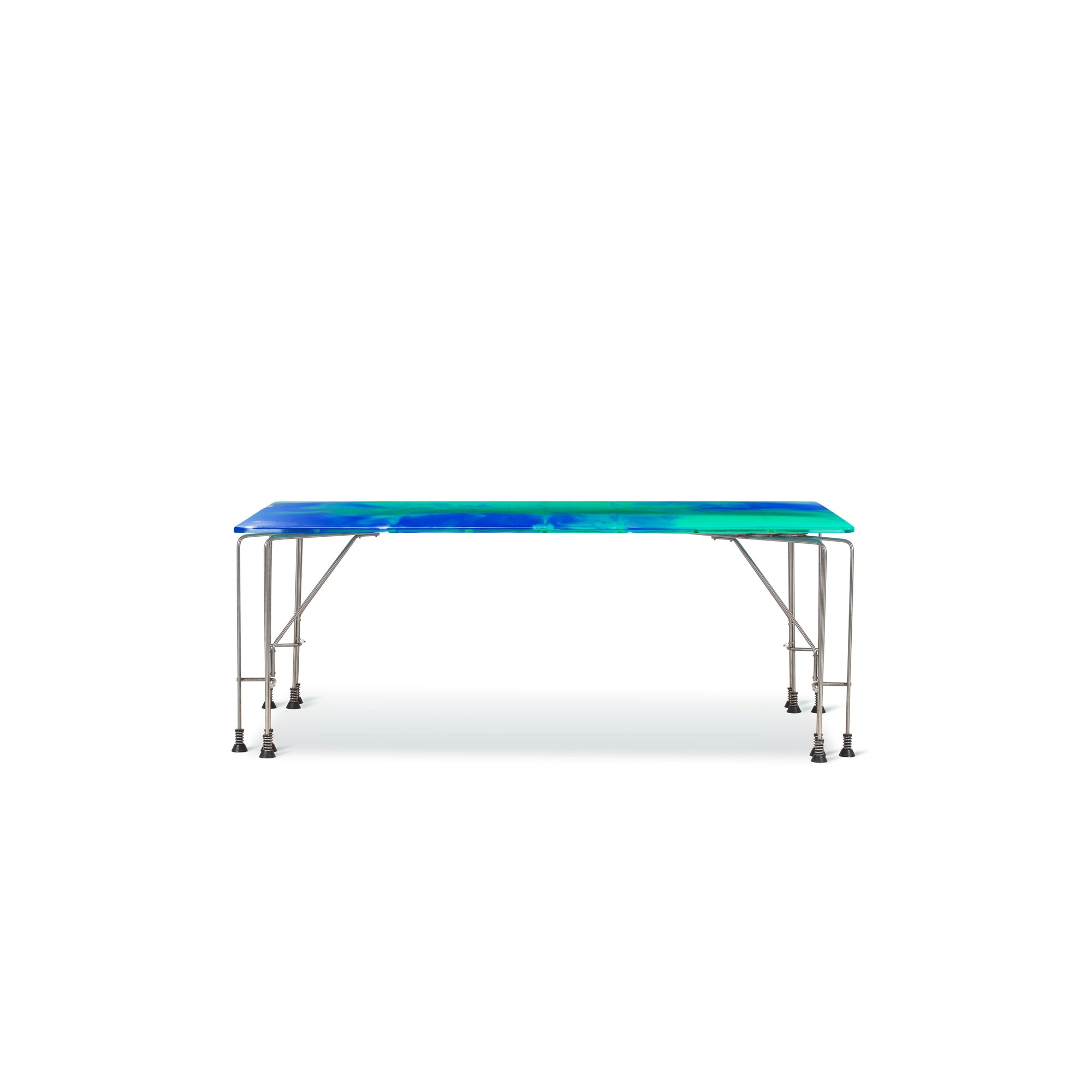 Meritalia® 543 Broadway Table by Gaetano Pesce - Blue/Green