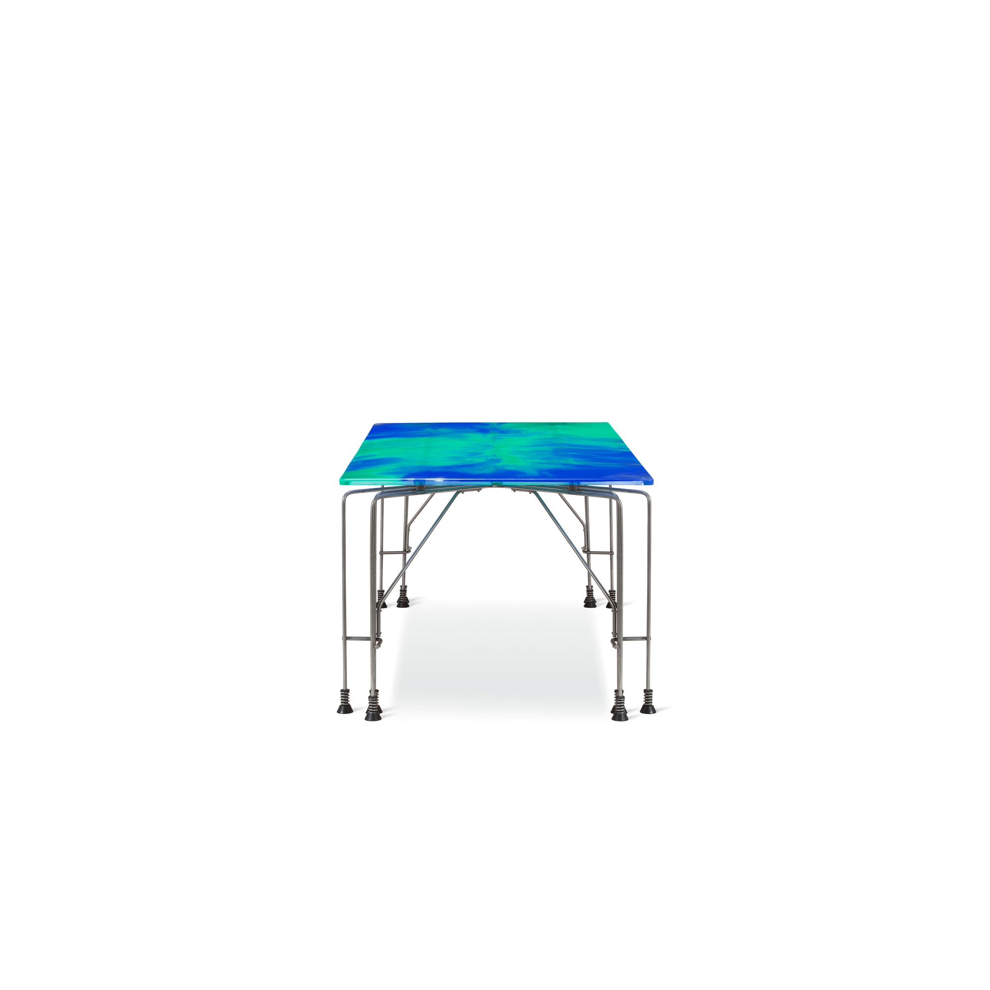 Meritalia® 543 Broadway Table by Gaetano Pesce - Blue/Green